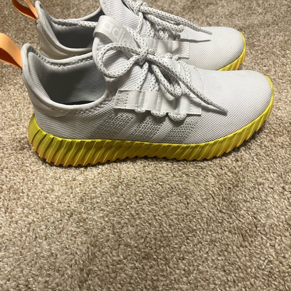 Adidas Sneakers in White and Yellow